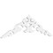 Ekena Millwork Pitch Kendall Architectural Grade PVC Gable Pediment, 48"W x 14"H x 1"P (7/12) GPP048X014X100KEN - alternate 1